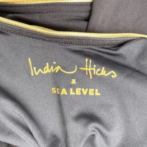 INDIA HICKS x SEA LEVEL Piper Belted One-Piece Swimsuit Size US/10 - Picture 9 of 13